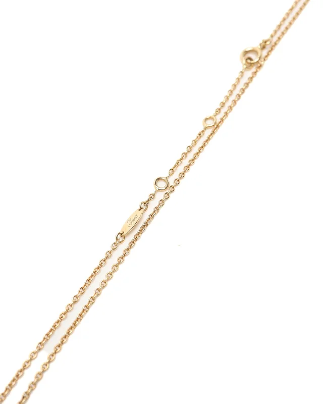 Dior Rose Celeste 18kt Gold Necklace in Pink from A Retro Tale, photo 4 of 7