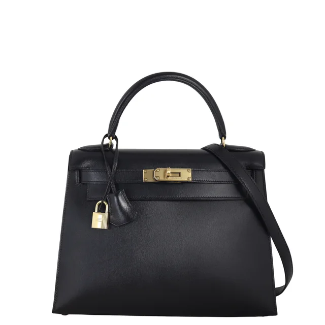 Hermès Kelly 28 Sellier Boxcalf in Leather from Luxe.It.Fwd