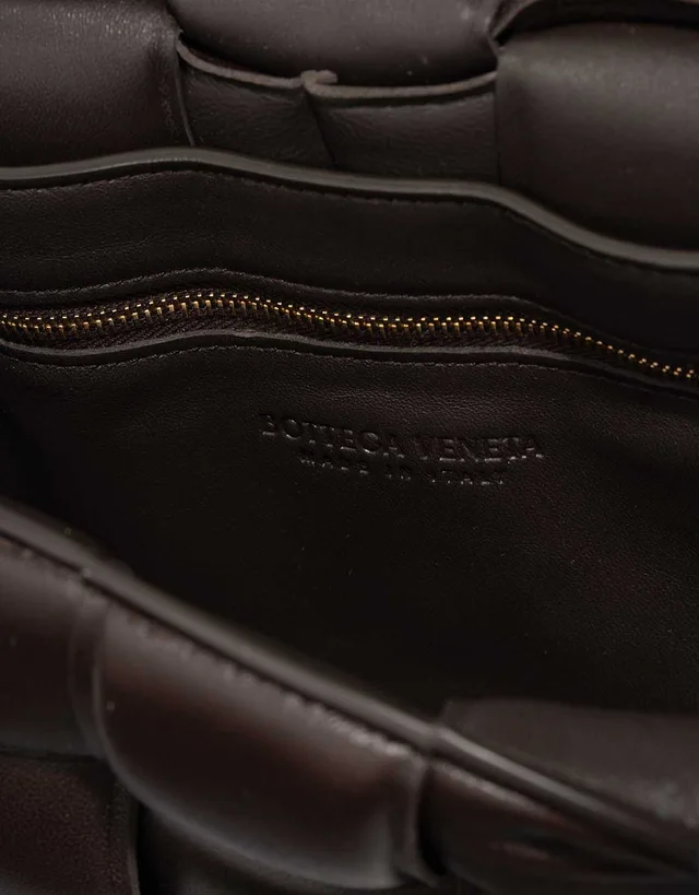 Bottega Veneta Cassette Lamb Dark Brown in Brown Lambskin from SACLÀB, photo 8 of 9