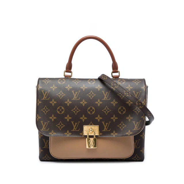 Brown Louis Vuitton Monogram Marignan Satchel in Brown Coated canvas from Designer Revival, photo 1 of 1