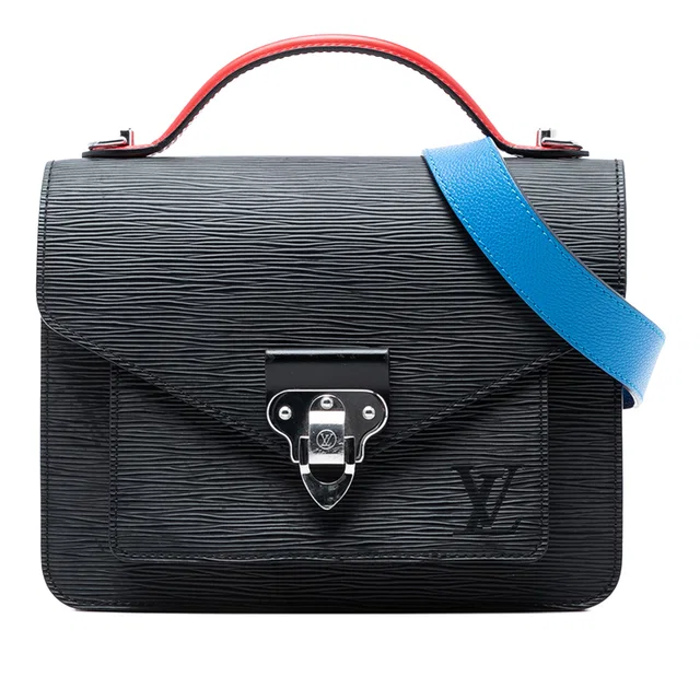 Black Louis Vuitton Epi Neo Monceau Satchel in Black Leather from Designer Revival, photo 1 of 1