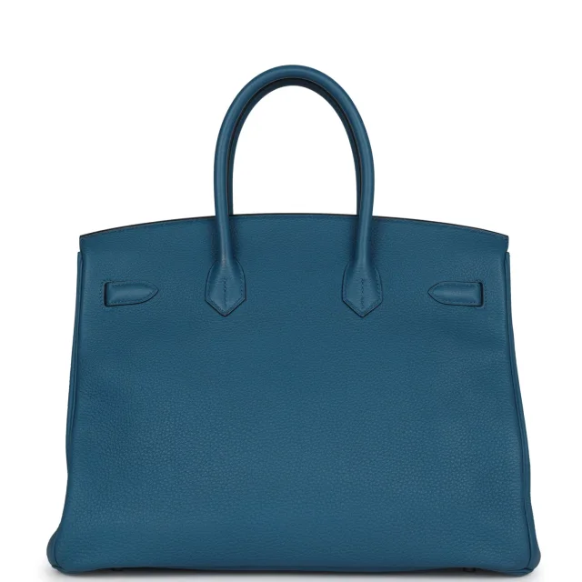 Hermès Birkin 35 Cobalt Togo Palladium Hardware in Togo leather from Madison Avenue Couture, photo 4 of 9
