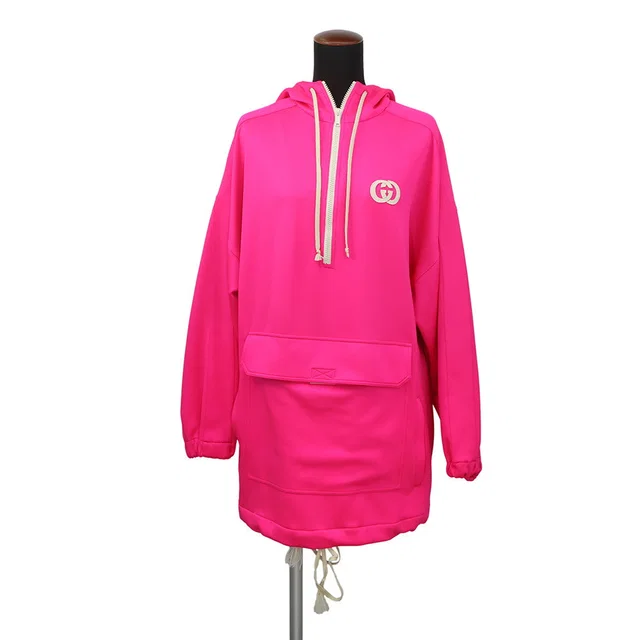 Gucci Interlocking G Hoodie Size S Pink650618 Polyester94% Polyurethane6% from GALLERY RARE