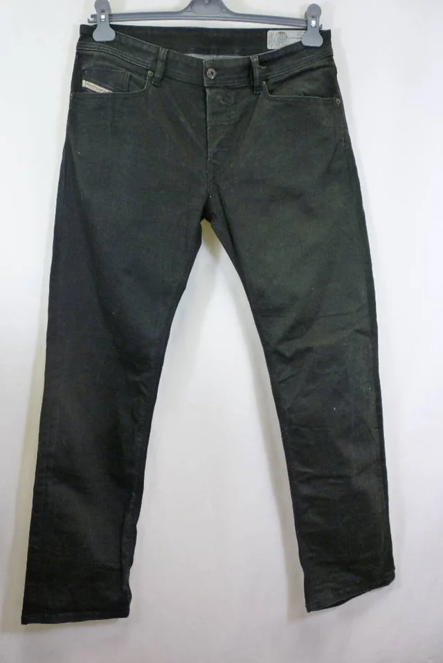 Diesel Jeans -Cotton-Stretch Black Size: 33" in Black Cotton from Oxfam Online Shop, photo 2 of 2