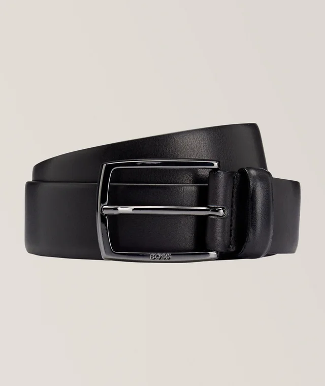 Celie Leather Belt in Black, image 1 of 1 from Harry Rosen