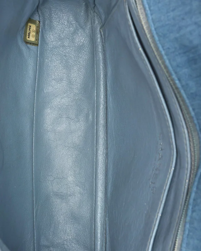 Chanel Denim Medium Flap Bag in Denim from A Retro Tale, photo 8 of 9
