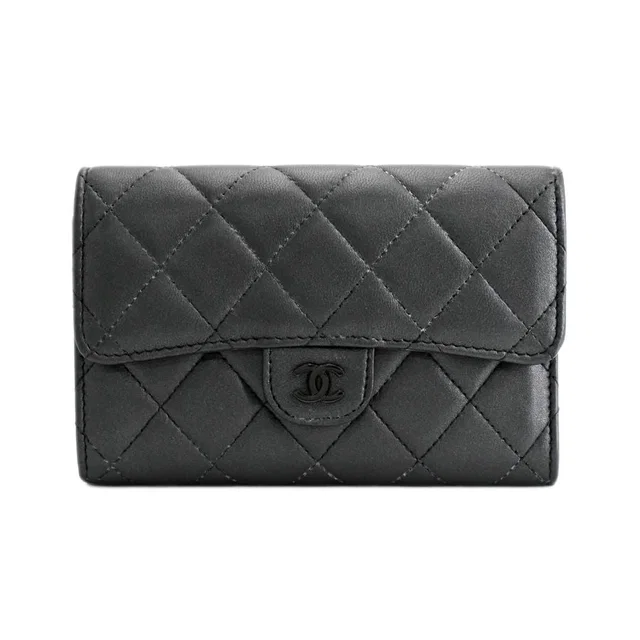 Chanel Medium Wallet Classic Flap in Lambskin from The Reluxe
