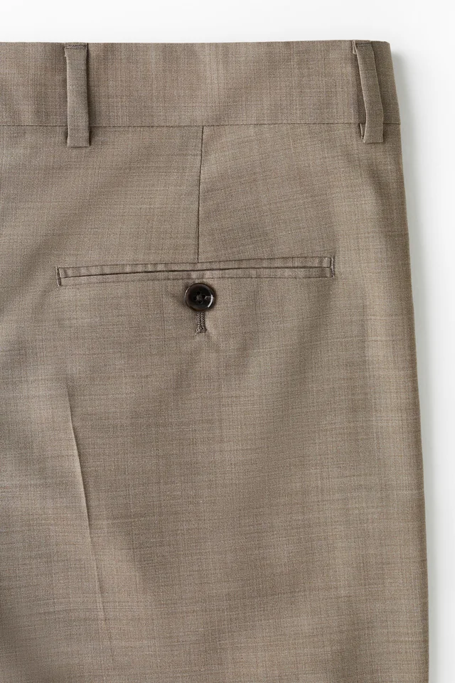 H&M Regular-Fit Wool-Blend Suit Pants, photo 2 of 3 from H&M (Canada)