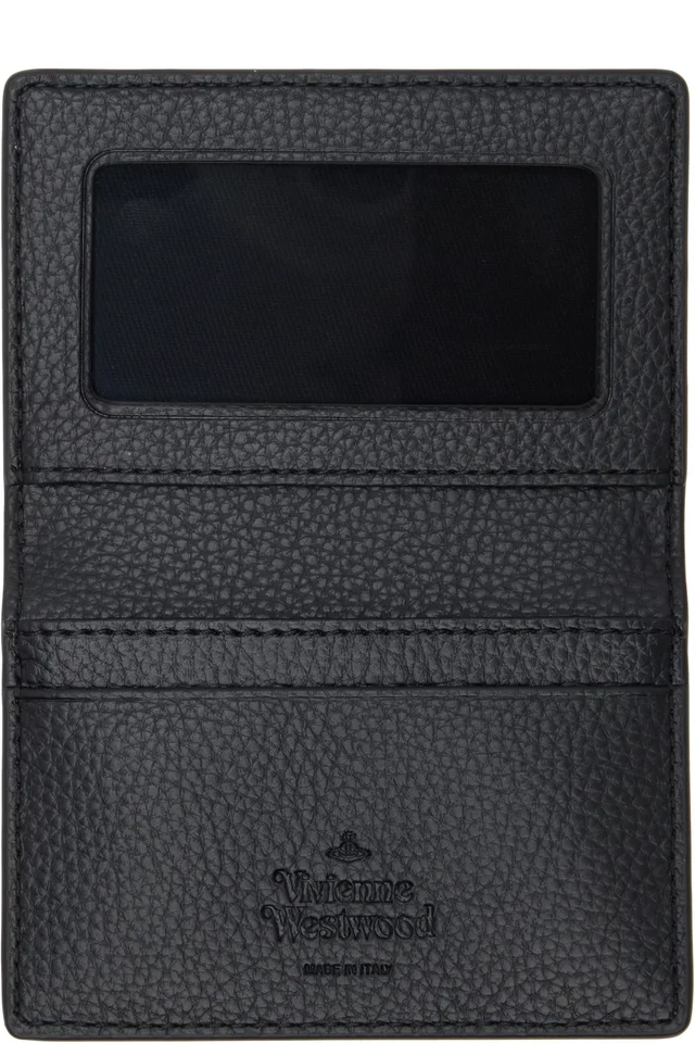 Vivienne Westwood Black Bifold Card Holder, photo 3 of 3 from SSENSE