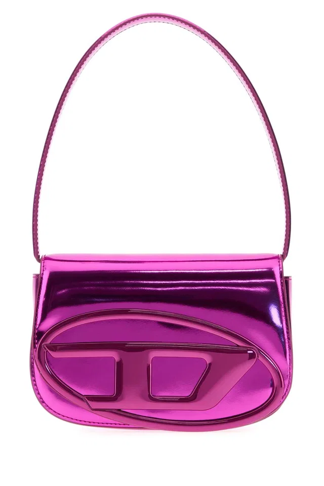 Diesel Mano Shoulder Bag — Pink in Pink Leather from HEWI