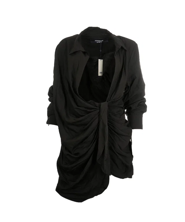 Jacquemus le papier black dress with tag in Black from Luxury Promise