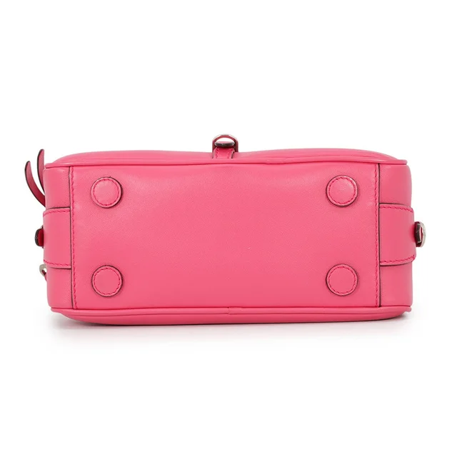 Jimmy Choo Varenne Bowling Bag Pink Leather Size Small in Pink Leather from GALLERY RARE, photo 2 of 2