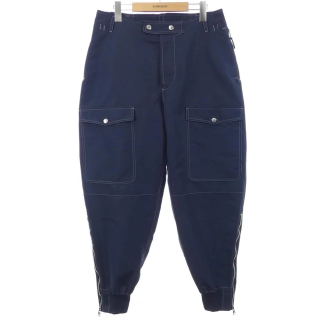 Alexander McQueen 698525 Pants in Navy type 48 from KOMEHYO