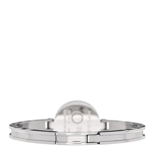 Bvlgari Stainless Steel Diamond Bezel 22mm B.Zero1 Quartz Watch White in White from FASHIONPHILE, photo 3 of 4