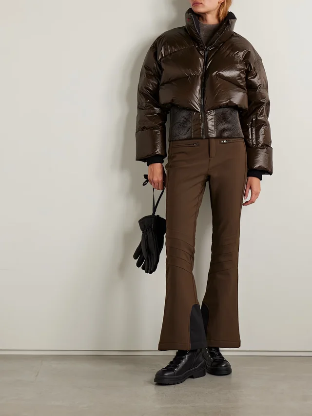 PERFECT MOMENT Auretta quilted down ski jacket in Brown, photo 2 of 2 from NET-A-PORTER (Canada)
