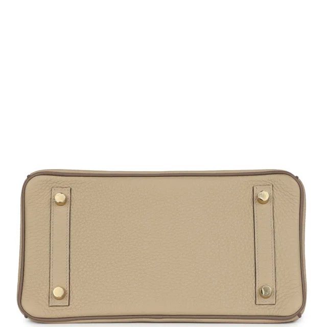 Hermès Special Order (HSS) Birkin 25 Etoupe, Trench Togo Brushed Gold Hardware in Beige/Brown Togo from Madison Avenue Couture, photo 6 of 9