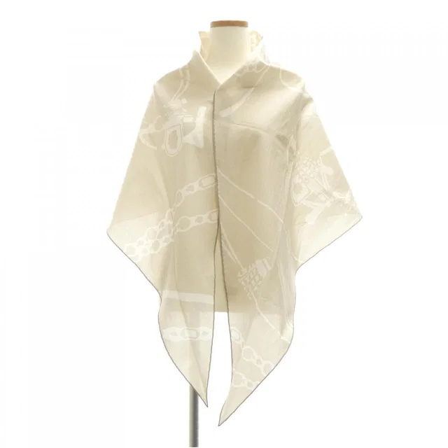 Hermès Harnais de Rosange Cotton Shawl Scarf from The Reluxe