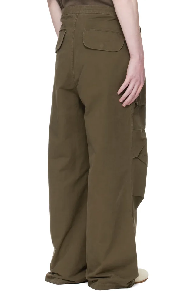 Entire Studios Khaki Barren Cargo Pants, photo 3 of 4 from SSENSE
