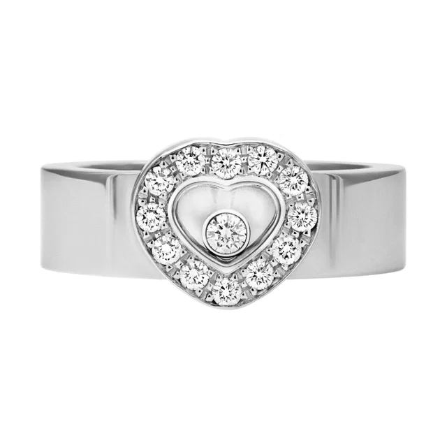 Chopard Happy Diamonds heart ring in Yellow Gold from Gray And Sons