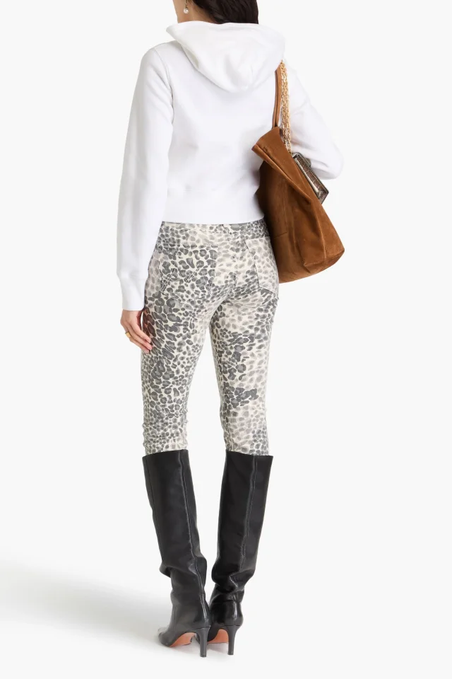 Valentino Garavani Sequin-Embellished French Cotton-Blend Terry Hoodie in White, photo 3 of 4 from THE OUTNET