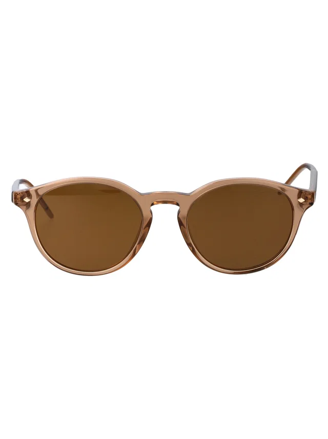 Giorgio Armani 0ar8211 Transparent Brown Acetate Sunglasses in Brown from HEWI