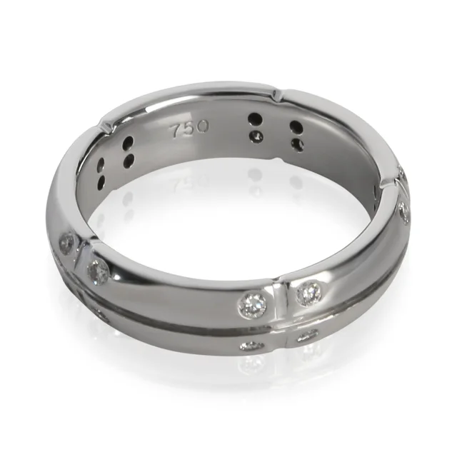Tiffany & Co. White Gold Diamond Streamerica Band 18k in White from HEWI, photo 2 of 2