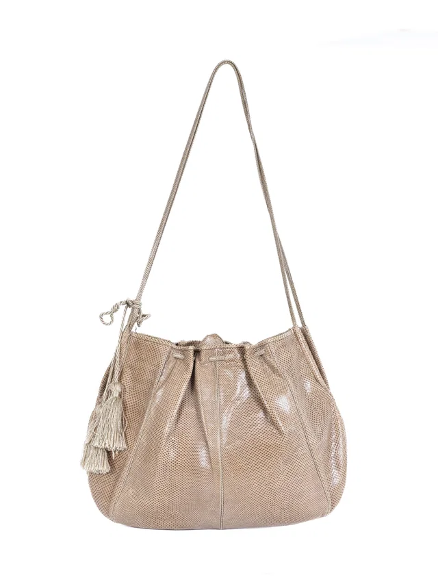 Judith Leiber Lizard Shoulder Bag in Lizard from Arcade Vintage