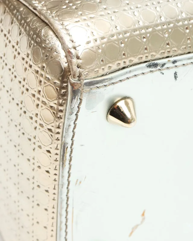 Medium Cannage Lady Dior Bag in Leather from A Retro Tale, photo 8 of 13