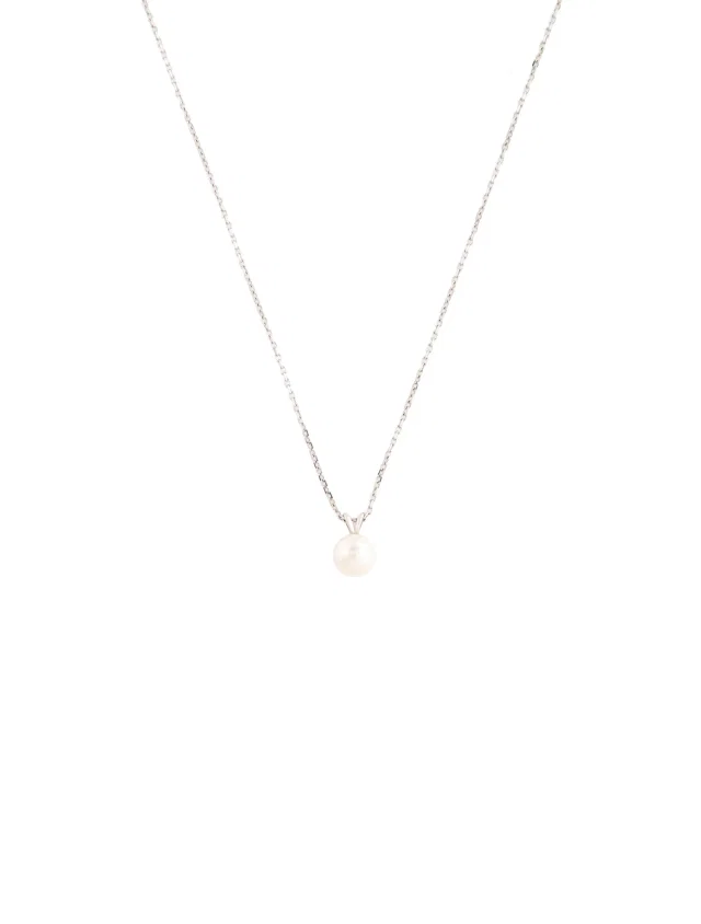 Mikimoto 18K Pearl Pendant Necklace, 18" in multicolor from The RealReal