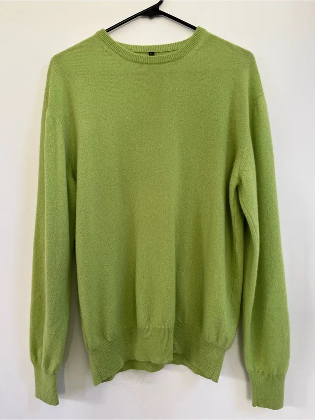 Loro Piana 100% Cashmere Crewneck Sweater in green Cashmere from Poshmark