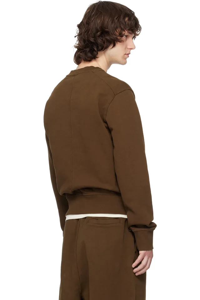 Entire Studios Brown Pod Crew Sweatshirt, photo 3 of 4 from SSENSE