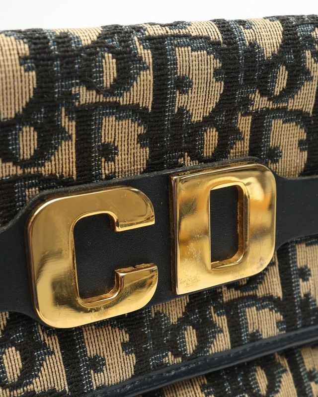 Dior Diorissimo Shoulder Bag in Canvas from A Retro Tale, photo 6 of 10