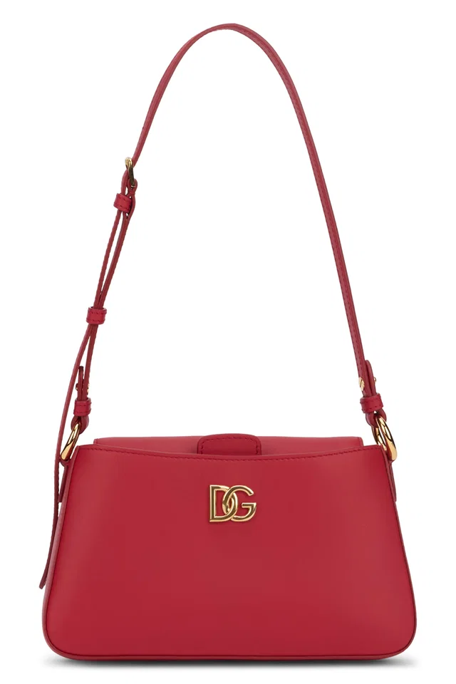 Dolce & Gabbana Calfskin Shoulder Bag — Red in Red Calfskin from HEWI