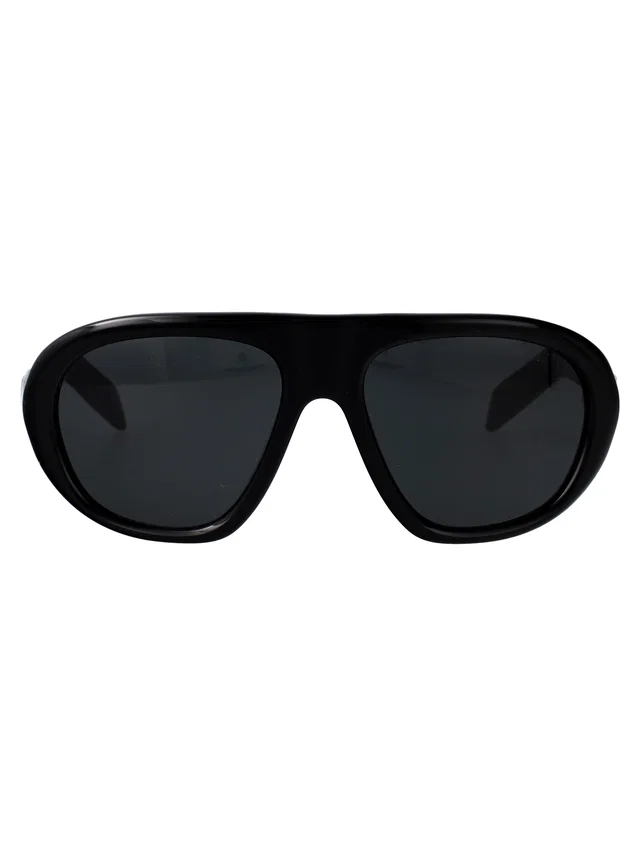 Prada 0pr Black Acetate Frames Sunglasses in Black from HEWI