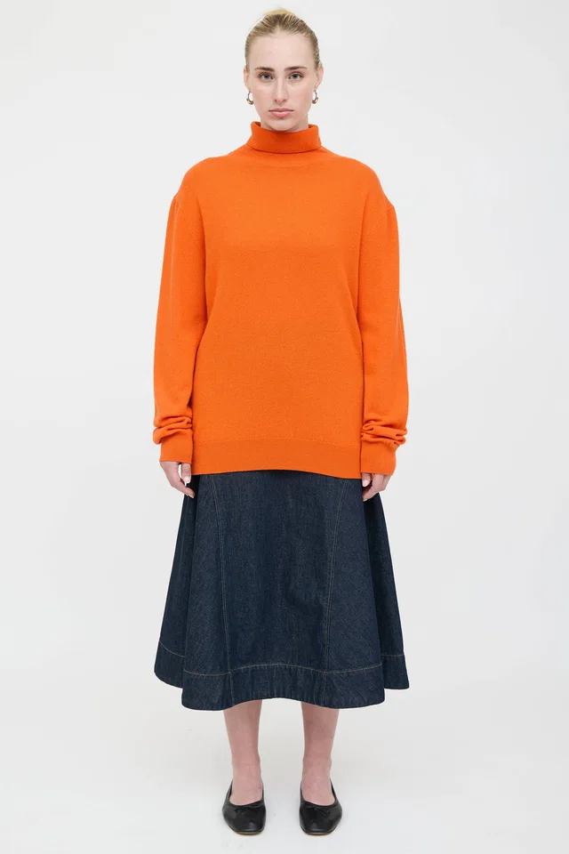 The Row Cashmere Turtleneck Sweater in Cashmere from VSP Consignment