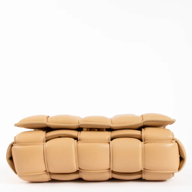 Bottega Veneta Almond Padded Cassette Bag in Woven leather from Labellov, photo 2 of 2