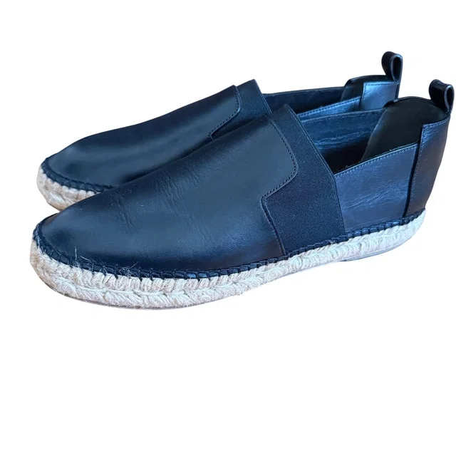 Balenciaga Men's Black Leather Espadrilles Size 42 / Size 9 Withtopy Sole in black Leather from Poshmark