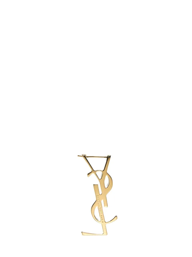 Saint Laurent Cassandre Earring — Gold Brass Earrings in Gold from HEWI, photo 2 of 2