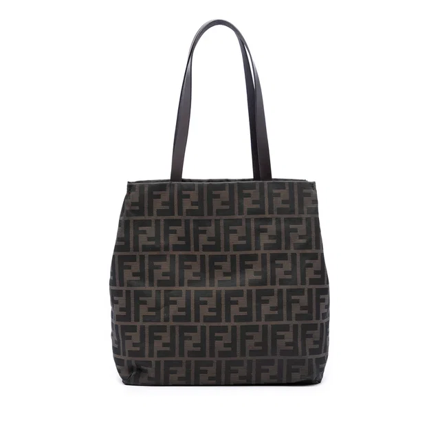 Brown Fendi Zucca Canvas Tote in Brown Canvas from Designer Revival