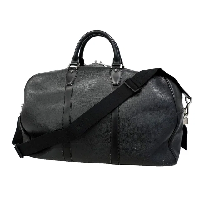 Louis Vuitton Boston Bag Taiga Kendall PM Ardoise 2-Way from The Reluxe