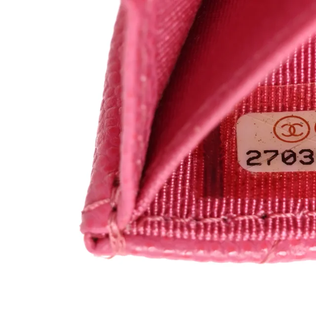 Chanel Caviar Quilted Coin Purse Pink in Pink Caviar leather from FASHIONPHILE, photo 7 of 8