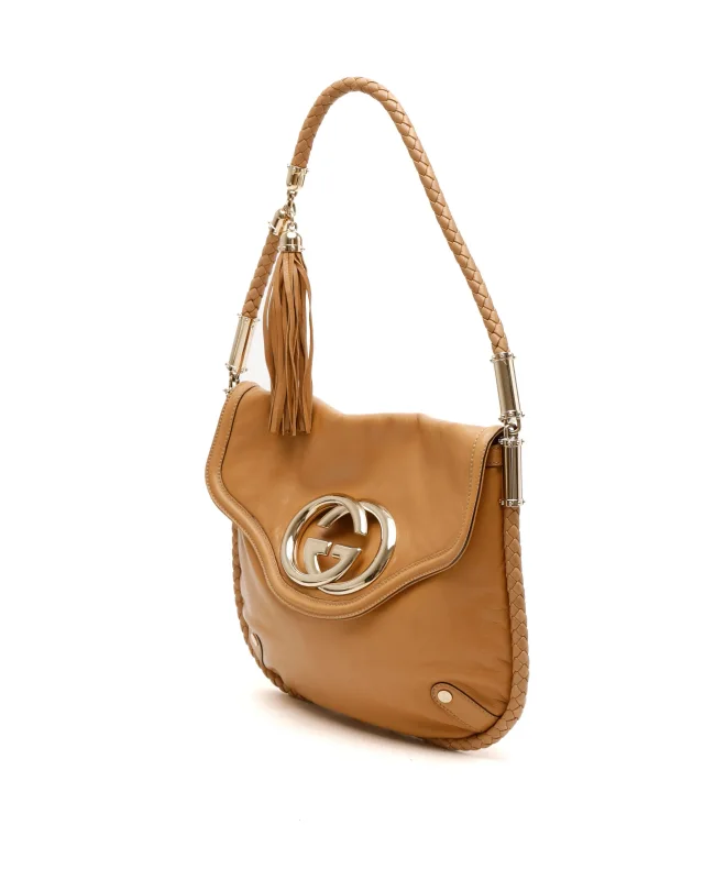Gucci Brit Hobo Bag in Leather from A Retro Tale, photo 2 of 2