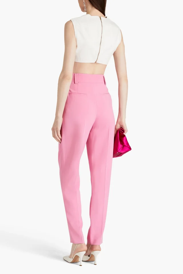 Emilia Wickstead Saffa Cropped Denim Top, photo 3 of 4 from THE OUTNET