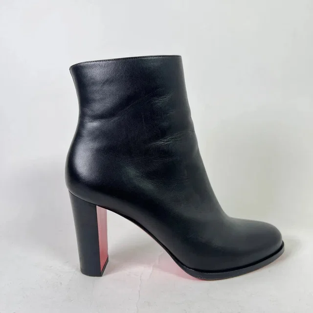 Christian Louboutin Adox Leather Boots in black Leather from Grailed