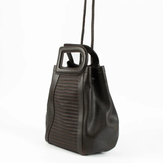 Delvaux Toile de Cuir Caraïbes Bag in Brown from Labellov, photo 2 of 4