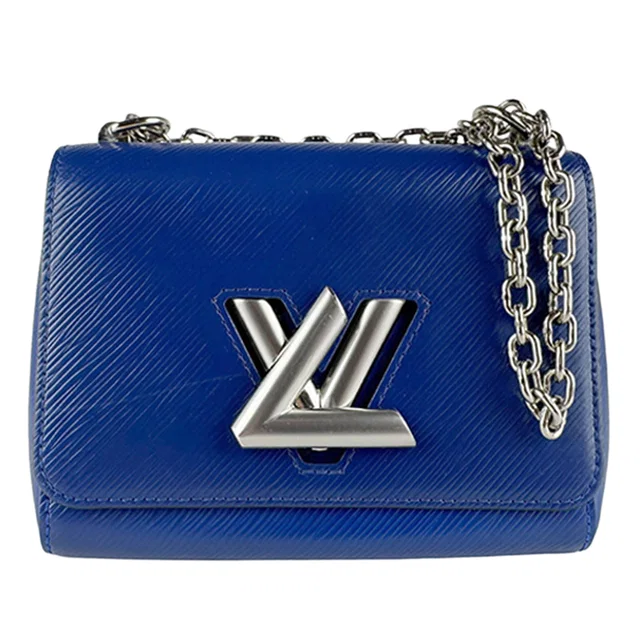 Blue Louis Vuitton Epi Twist PM Crossbody Bag in Blue Leather from Designer Revival