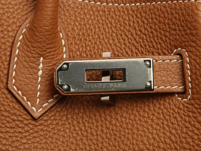 Hermès Gold Togo Birkin 30 in Gold Togo leather from Ann's Fabulous Finds, photo 9 of 11
