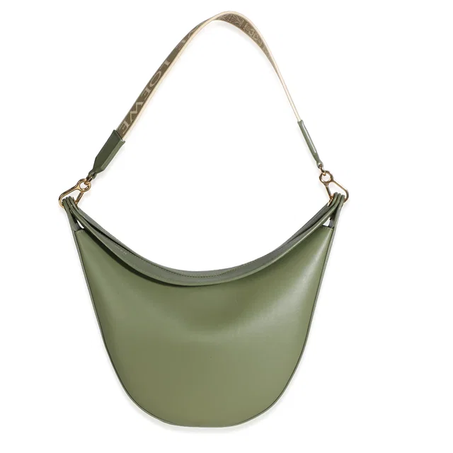 Loewe Avocado Satin Calfskin Medium Luna Bag in Calfskin from myGemma
