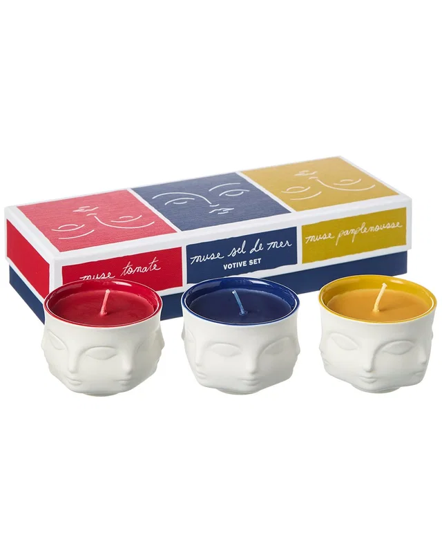Jonathan Adler Set of 3 Muse Couleur Votive Candles, image 1 of 1 from Rue La La