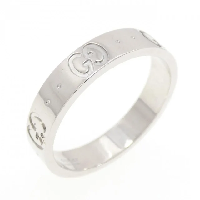 Gucci icon ring in 750 white gold from KOMEHYO